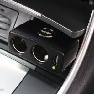 SF 차량용 2구 시거잭 멀티소켓 USB 시거잭소켓 자동차멀티소켓 차량용멀티소켓 시거잭충전용품