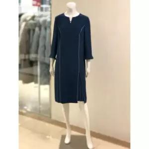 [하프클럽/벨리시앙]벨리시앙 세이브존01 네크 슬릿 스티치 디테일 원피스(2color) OP3104