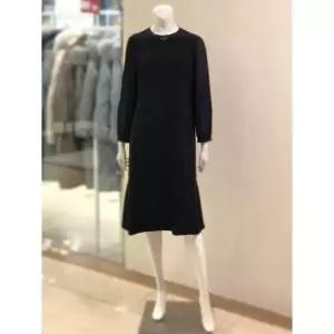 [하프클럽/벨리시앙]벨리시앙 세이브존01 플리츠 시스루 블록 벌룬 소매 원피스(2color) OP3102ASD