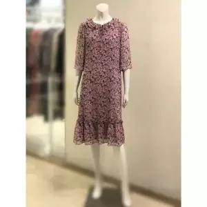 [하프클럽/벨리시앙]벨리시앙 세이브존01 프릴 플로럴 쉬폰 원피스(2color) OP4205