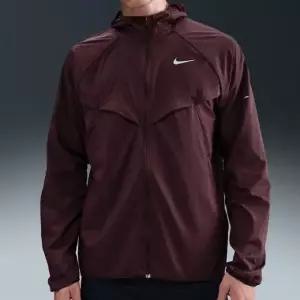 나이키바람막이 CQK HV4549-652 스트라이드 레펠 UV 러닝 재킷 버건디 크러시