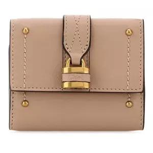 앤티크 핑크 가죽 미니 패딩턴 지갑 CH26SP914O376 6I4