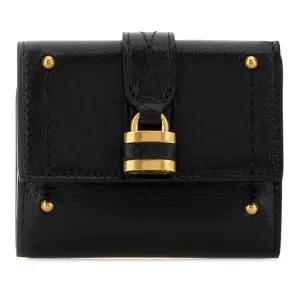 블랙 가죽 미니 패딩턴 지갑 CH26SP914O370 001