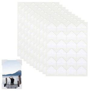 240장 사진 코너 셀프 스티커 스크랩북 프리 장착 접착 앨범 다이어리 애시드 10장 DIY