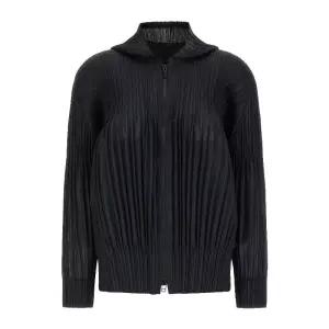 플리츠플리즈 플러피 베이직 플리츠 후드 집업 가디건 PP66JC401 15