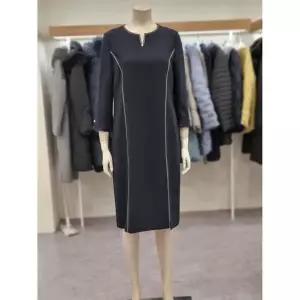 [하프클럽/벨리시앙]벨리시앙 세이브존07 브이 넥크라인 스티치 원피스 OP3104