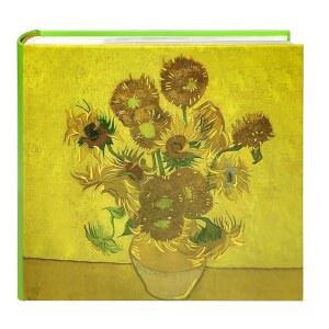 해바라기 사진 앨범 4x6 기념일 방명록 받은 글쓰기 영감을 기념 Kuword 선물로 200개의 결혼식 고흐 반 - 공간 꽃 무산 포켓과