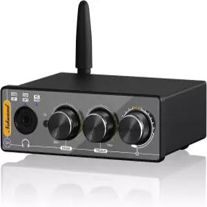 Nobsound Q4 USB 오디오 게이밍 DAC 컨버터 어댑터 PC PS5 컴퓨터용 미니 블루투스 헤드폰 앰프(광학 입력