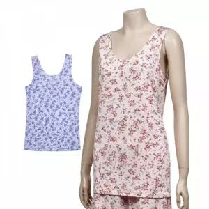 빅사이즈 플라워 훌라 할머니 런닝