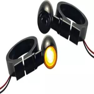 할리 다이나 로드 킹 혼다 가와사키 야마하 스즈키와 호환되는 41mm 장착 구멍 표시등을 켜는 LiuJJYH