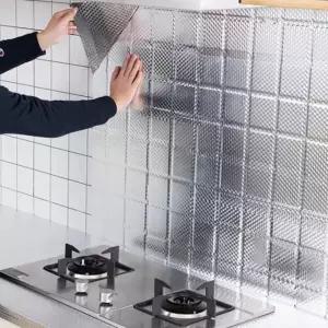 인테리어 주방 알루미늄 시트지 다용도 알루미늄 시트지 방수 방유