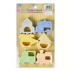 현이몰 에코양행 자동차 입체 모양틀 6P 쿠키틀 쿠키커터 -O 쿠키 과자틀 쿠키모양틀 과자모양틀