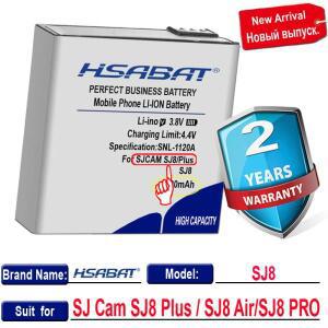 SJCAM SJ8 프로용 교체 배터리, SJ 캠 SJ8 플러스, SJ8 에어용 액션 카메라, HSABAT, 1700mAh,