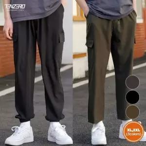 텐제로 사계절 데일리 남성 캐주얼 카고 조거핏/일자핏 밴딩바지 캠핑 등산 낚시 Bon-2639