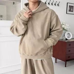 남성 후드티 양털 코듀로이 세트 골덴팬츠