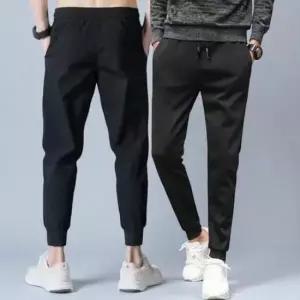 남성 기모 밴딩 트레이닝 9부바지 데일리 겨울 츄리닝 바지