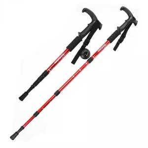 초경량 등산 스틱 3단 트레킹 폴 지팡이 등산용 충격흡수