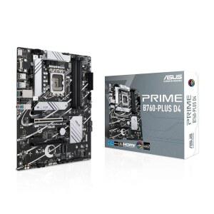 ASUS Prime B760-PLUS D4 인텔(13세대 12세대)LGA 1700 ATX 마더보드 PCIe 5.0 3xPCIe 4.0 M.2 슬롯 DDR4 2.5Gb LAN DisplayPort USB 3.2 Gen 2x2 Type-C 전면 1 썬더볼트(USB4