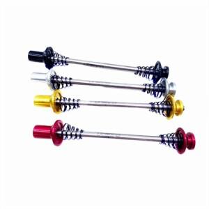 LITEPRO 자전거 1 조각 티타늄 스틸 퀵 릴리스 레버 MTB 도로 일반 EIEIO 초경량 74/85/100/130-135mm 허브