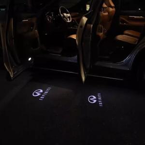 LED 프로젝터 섀도우 라이트 자동 도어 인피니티 Q50 Q70 G35 G37 Q60 EX35 G25 M37 M56