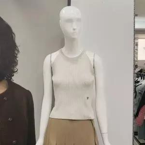 [ab.f.z]Abfz DP01 홀터넥 골지 민소매 니트 탑 AFY5QWZ1_P357656495