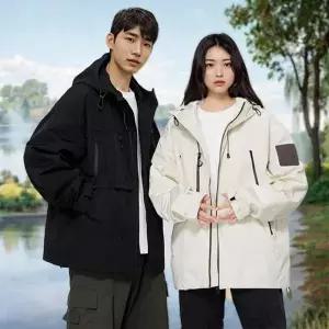 커플 바람막이 후드 자켓 아노락 점퍼