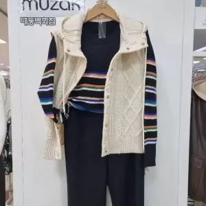 [무자크] DP01 꽈베기패딩조끼 Mp8wpd12_P408356513