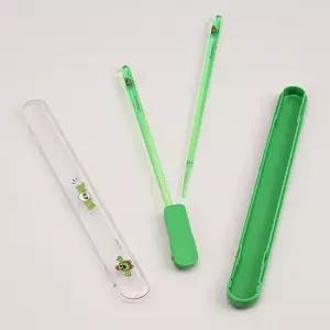 브롤스타즈 피크닉 젓가락 조용한 케이스 세트 스파이크 사무용품 젓가락 조용한