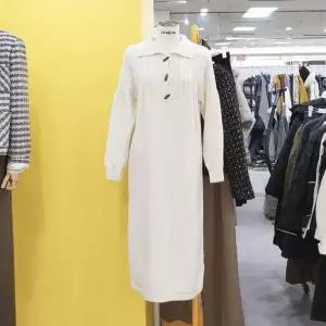 [르피타] DP01 더플버튼 꽈배기 니트 원피스 L244UOKB07_P377001732