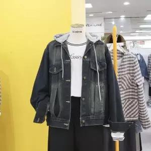 [르피타] DP01 후드 배색 타미워싱 청자켓 L243UDO902_P373825050