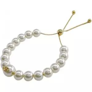 라프리마 발렌티노 브이로고 시그니처 메탈 레진 진주 브레이 5W2J0W83 DHC 0O3