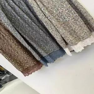 율랑팡 여친 스커트 롱 빈티지 쉬폰 기장 나시 레이스 바캉스룩 HO1