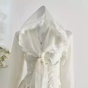 율랑팡 여성 쉬폰 동남아 레이스 후드 롱스커트 HO1