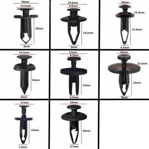 6mm 7mm 8mm 구멍용 자동차 범퍼 트렁크 고정 클립 20개 도어 패널 펜더 라이너