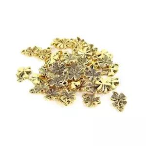 액세서리 네잎클로버 목걸이 골드 키링 부자재 팬던트 키링제작 네잎클로버팬던트