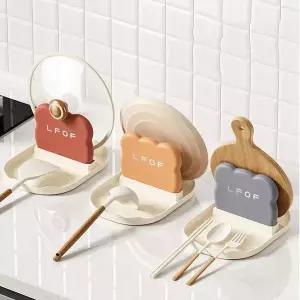 1+1 조리시 냄비 뚜껑 거치대 뚜껑 보관 조리도구 수납 WFJIVID