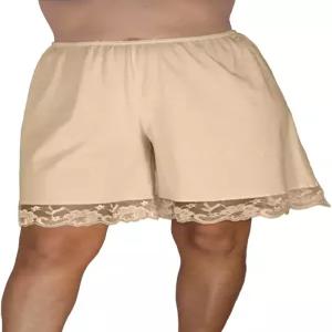 언더웍스 페티팬츠 코튼 니트 쿨롯 슬립 블루머 스플릿 스커트 9인치 인심