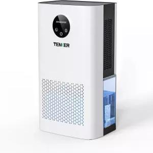 가정용 텐커 제습기 77온스 물탱크(1000평방피트) 수면 모드가 있는 조용한 자동 차단 옷장 침실 욕실 지하