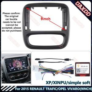 Renault 호환 TRAFIC/Opel 호환 VIVARO 9 인치 차량용 라디오 안드로이드 DVD 스테레오 오디오 스크린 멀