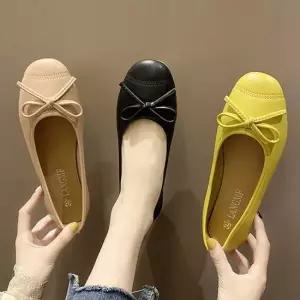 여성구두 봄신발 러블리 리본장식 발편한 플랫슈즈 여성플랫슈즈 플랫슈즈브랜드