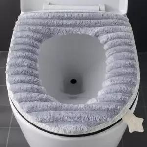 양변기 시트커버 극세사 골지 쿠션 변기카바 따뜻한 패드