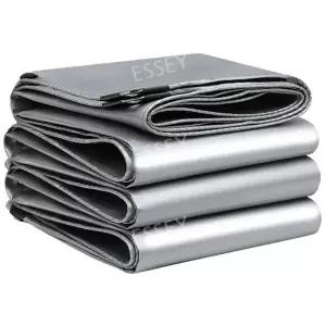 대형 천막 방수 타프 방수포 실버 원단 타포린