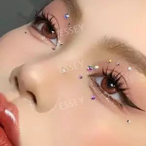 할로윈 눈물 메이크업 큐빅 장식 얼굴 스티커