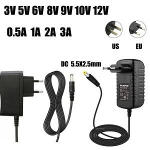 AC 110-240V ~ DC 3V 5V 6V 8V 9V 10V 12V 0.5A 1A 2A 3A LED 조명 스트립 CCTV 용 범용 전원 어댑터 공급