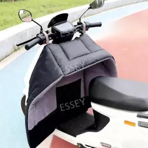 오토바이 양털 패딩 방한 무릎 겨울 분할형 검정 담요 바람막이 바이크 워머