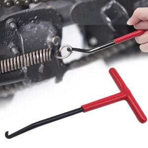 범용 바이크 오토바이 스프링 훅 풀러 도구 T-핸들 배기 파이프 드럼 브레이크 슈 장력 수리