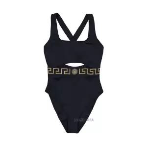 [베르사체] SS25 여성 그레카 컷아웃 수영복 1015861 1A11119 1B000