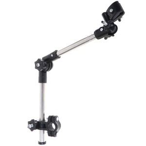 스테인레스 스틸 우산 스탠드  각도 회전 휠체어 자전거 커넥터 유모차 홀더 비옷 도구