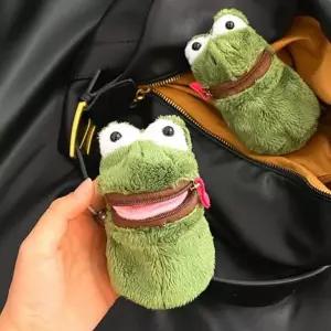 개구리 인형 열쇠고리 키링 미니 지갑