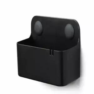 [생활] 흡착식 양념 정리함 검정색 화장실 수납 선반 다용도 수납함